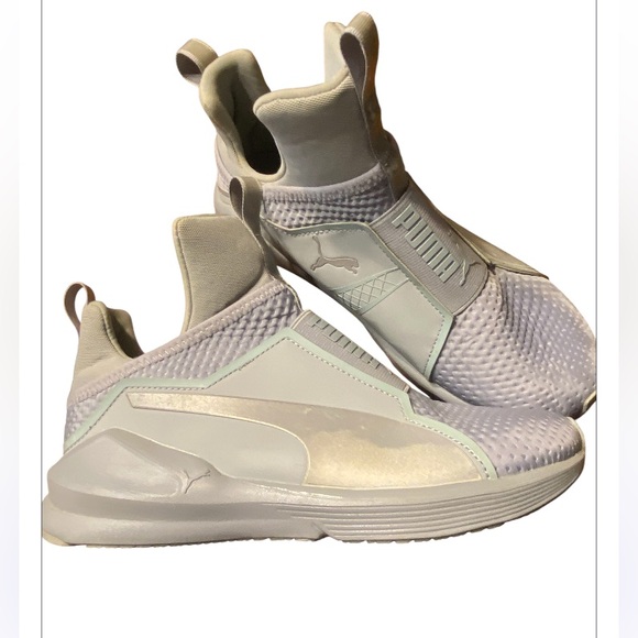 Puma Shoes - Puma Women Fierce Quilted cross trainer shoe.‎ Gray.  Size 6.  Rihanna inspired.